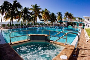 Una piscina riscaldata