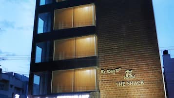Front of property – evening/night