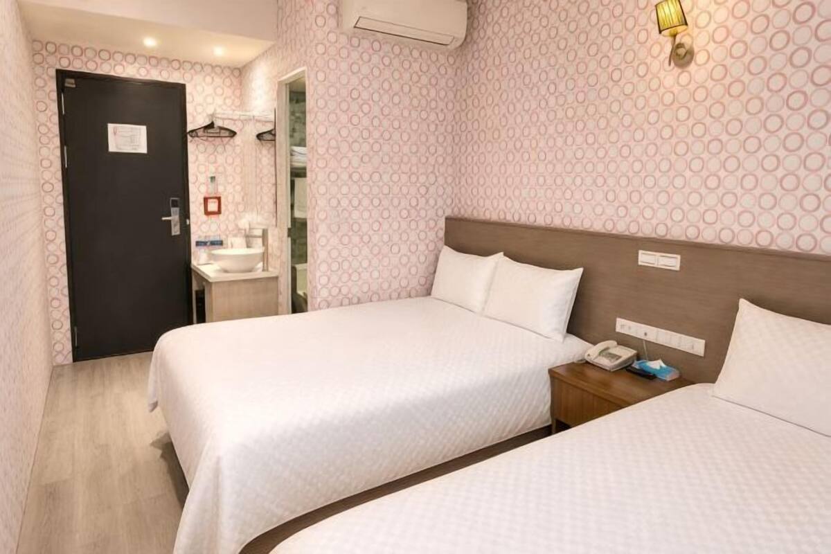 Desk, WiFi (free), bed sheets