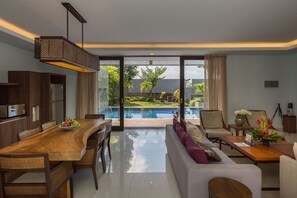 Villa, 3 Bedrooms, Private Pool, Bay View | Living area - Nagisa Bali Bay View Villas by Nagisa Bali (Nusa Dua)