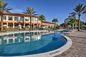 Outdoor pool, free cabanas