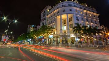 Front of property - evening/night