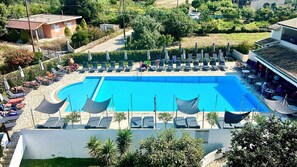 Outdoor pool, open 10:00 AM to 7:00 PM, pool loungers - Ccb Ionian Suites by Bruskos (Corfu)