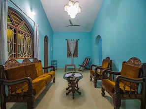 Double or Twin Room | Living room | TV - OYO 17410 Home 2BHK Goan Villa Calangute Beach (Saligao)