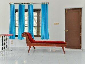 Habitació doble o amb dos llits individuals | Sala d'estar