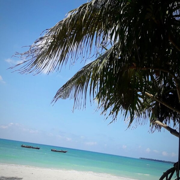 Private beach, white sand, beach massages