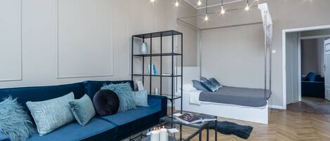 Lägenhet Superior | Strykjärn/strykbräda, barnsängar och gratis wi-fi