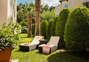 Property grounds - Sun Residence best location by the sea in Kassandra Chalkidiki (Polichrono , Chalkidiki Kassandra)