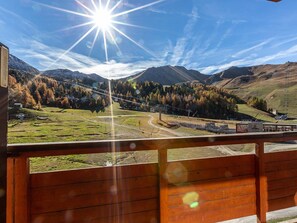 Blick von der Unterkunft