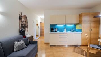 Classic-Apartment, Balkon, Bergblick