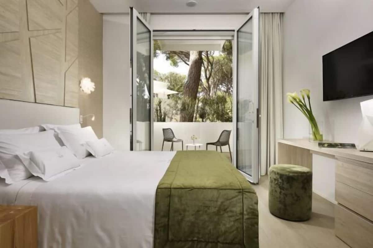 Minibar, caja de seguridad en la habitación y muebles diferentes