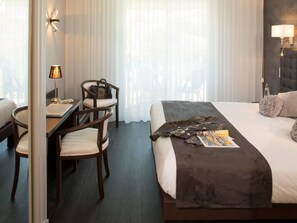 Chambre Double Luxe, 1 lit double, non-fumeur, vue jardin