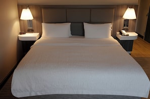 Single Room, 1 King Bed | Desk, laptop workspace, iron/ironing board, travel crib