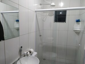 Towels, soap, toilet paper