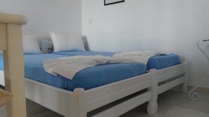 2 bedrooms, iron/ironing board, travel crib, WiFi