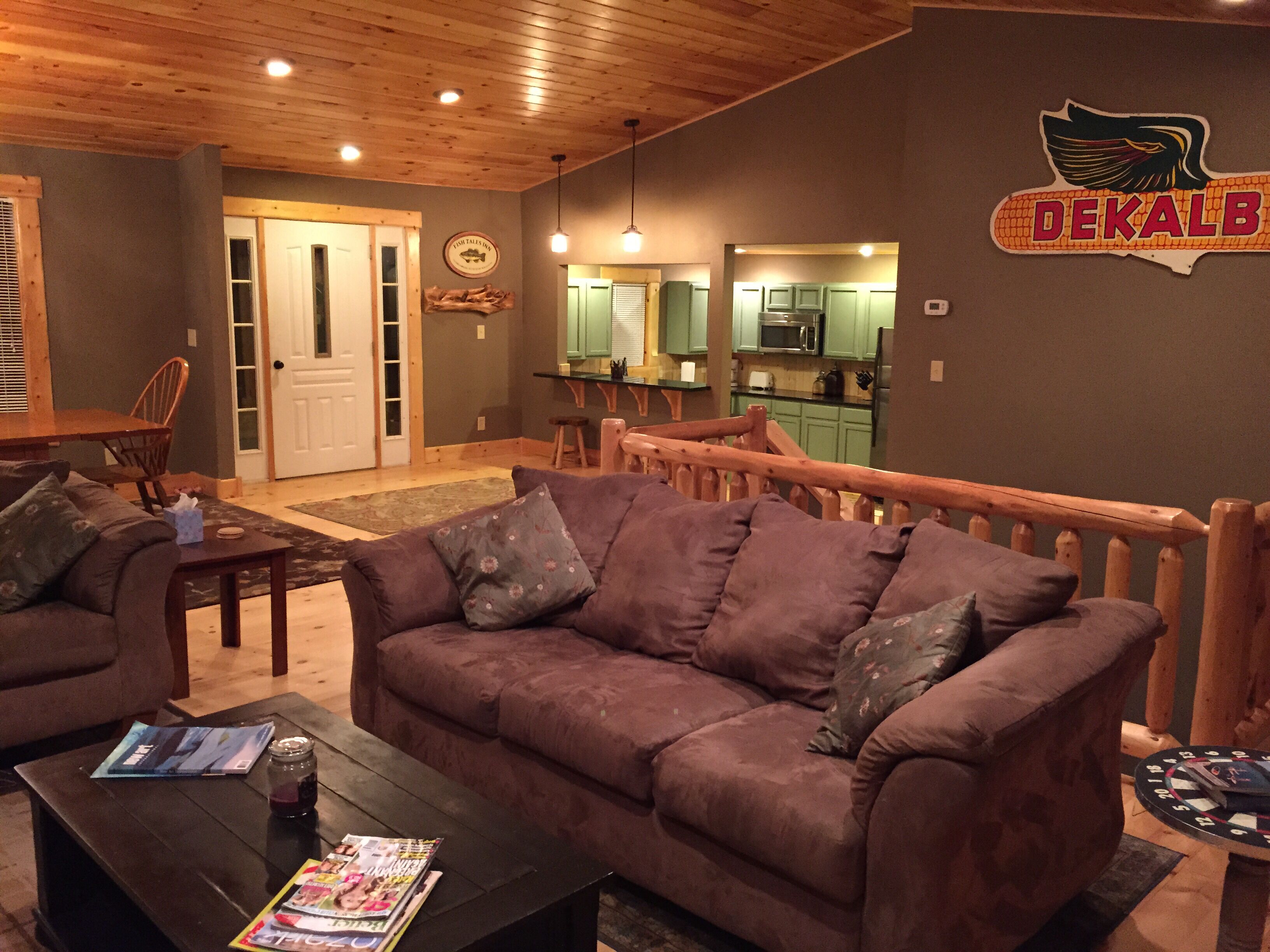 TV, DVD player, books