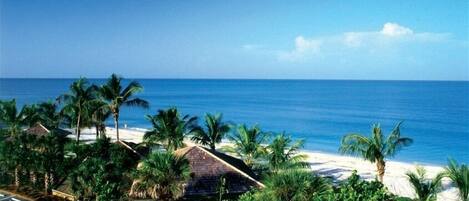 Sun-loungers, beach towels