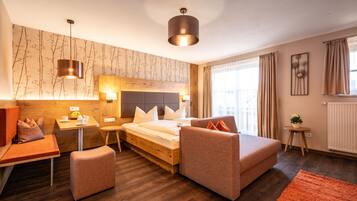 1 chambre, literie de qualité supérieure, couette en duvet d'oie