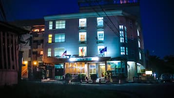 Front of property – evening/night