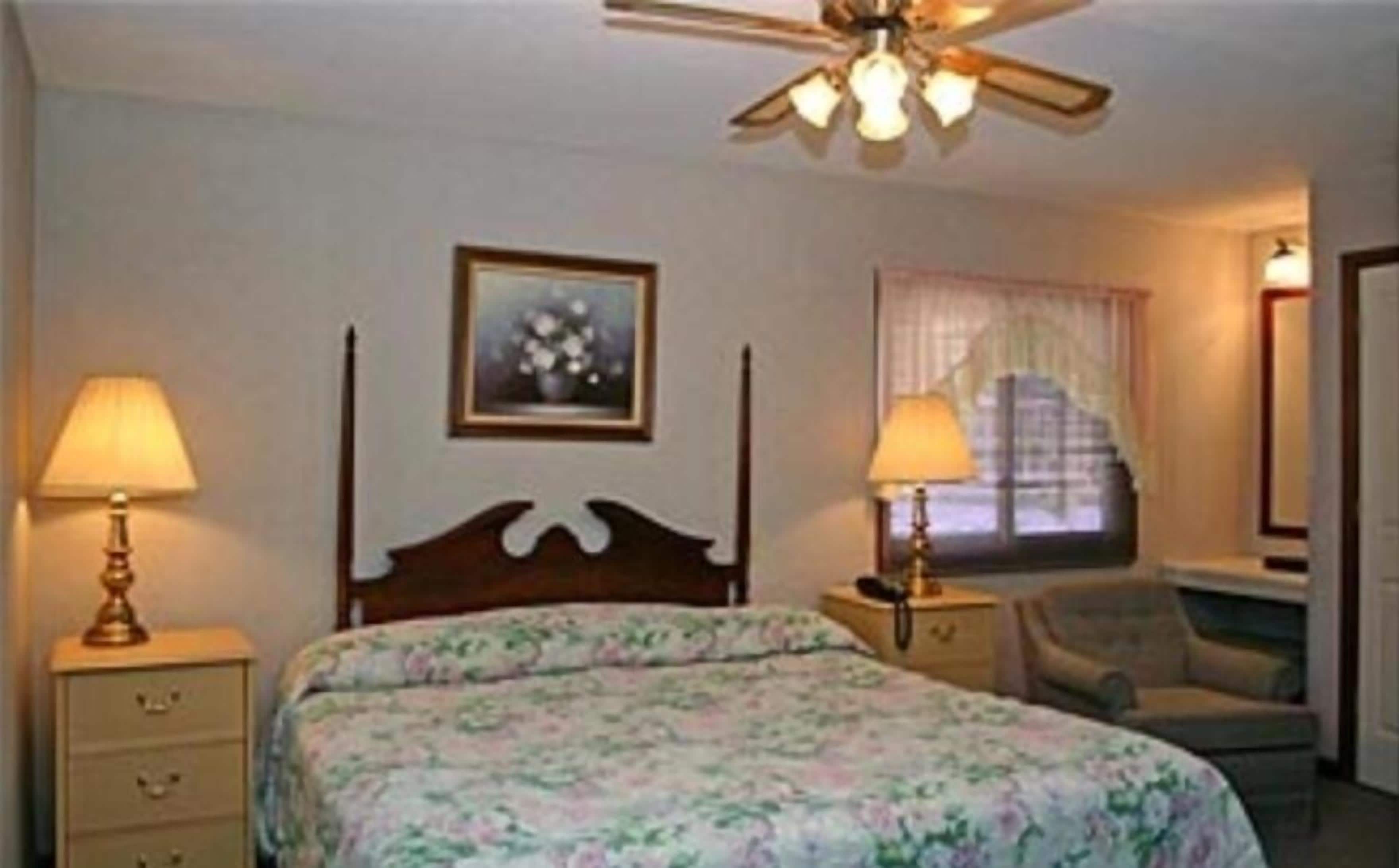 Individually decorated, individually furnished, iron/ironing board