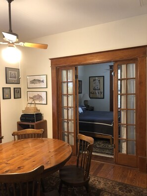 2 bedrooms, iron/ironing board, travel crib, free WiFi