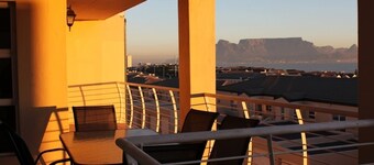 テーブルマウンテンと海の素晴らしい景色