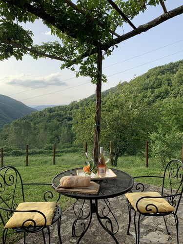 Pet-friendly cosy cottage+poolclose to Florence. Great views. Capannina. sleeps2