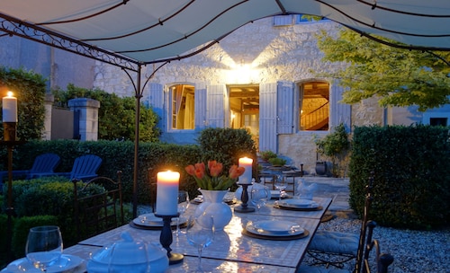 Ancient, fully restored, 13th century medieval village house with garden & patio