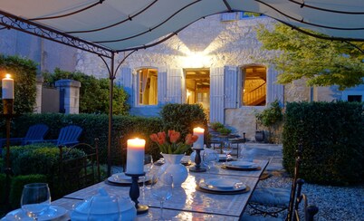 Ancient, fully restored, 13th century medieval village house with garden & patio