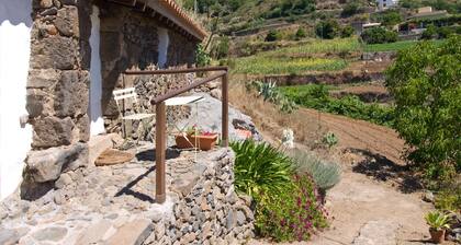 Cozy cottage with a garden in the middle of nature