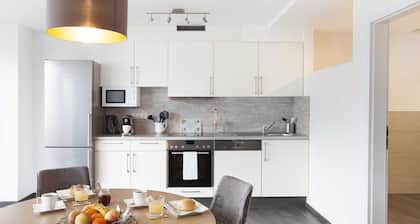 Modern apartment with sophisticated equipment