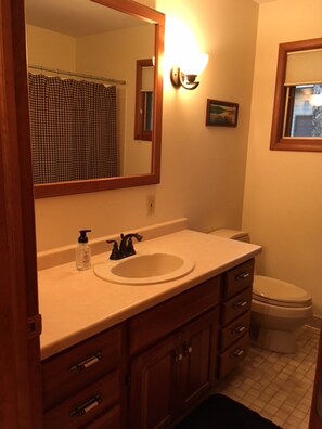 Hair dryer, towels, soap, toilet paper - Round Lake Roost—escape to A Summer Paradise! (Hayward)