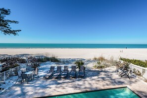 Accommodatie ligt op het strand