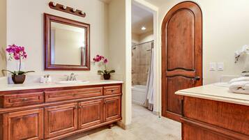 Towels, soap, toilet paper