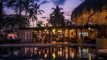 Front of property - evening/night