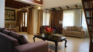 Basic House, Multiple Beds, Non Smoking | Living area | 32-inch flat-screen TV with cable channels, TV - Sunset del Mar Beach Front House (Parrita)