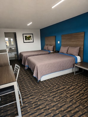 Economy Double Room, 2 Double Beds, Non Smoking | Individually decorated, individually furnished, desk, soundproofing - AmeriStay Inn &Suites (Orange)