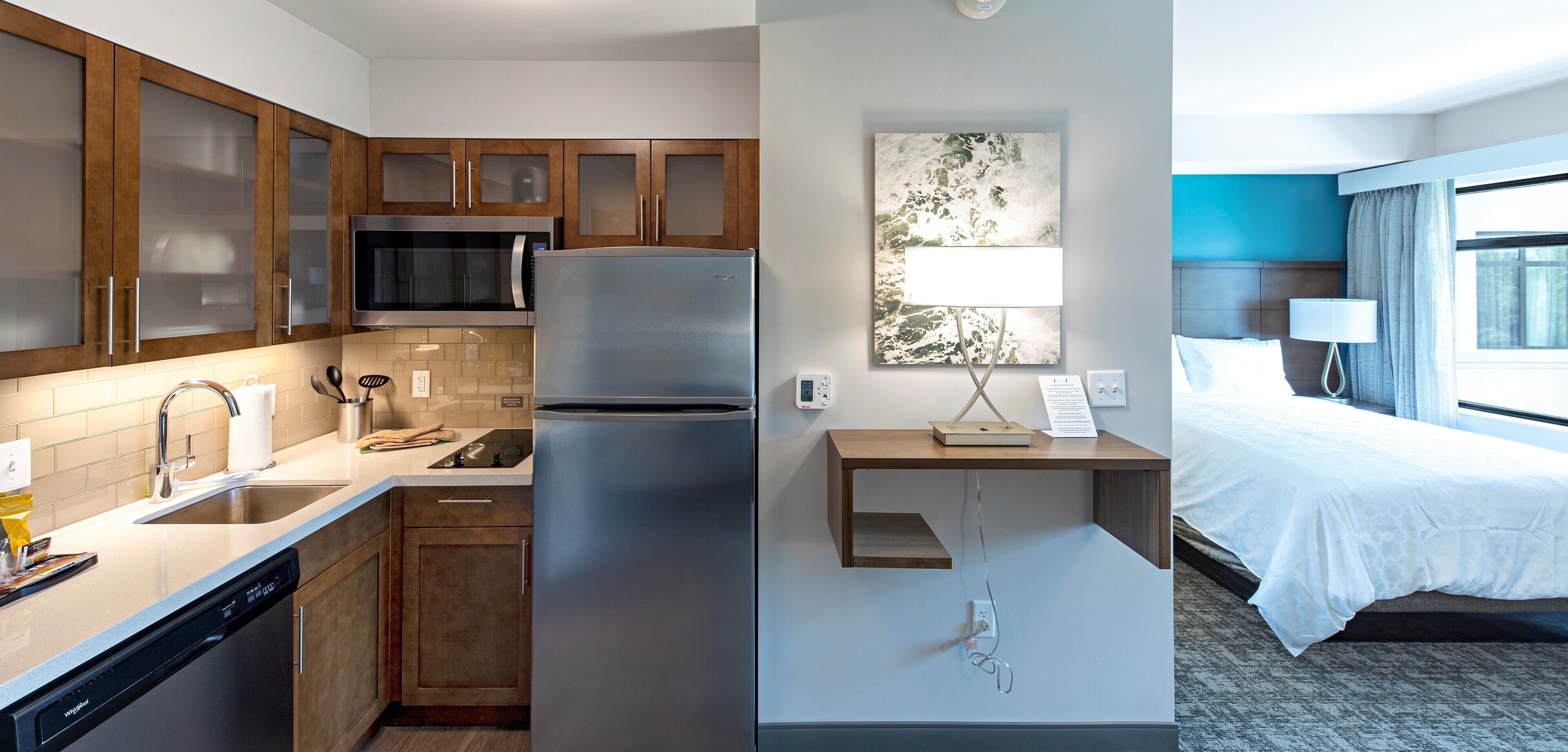 1 bedroom, premium bedding, individually furnished, desk