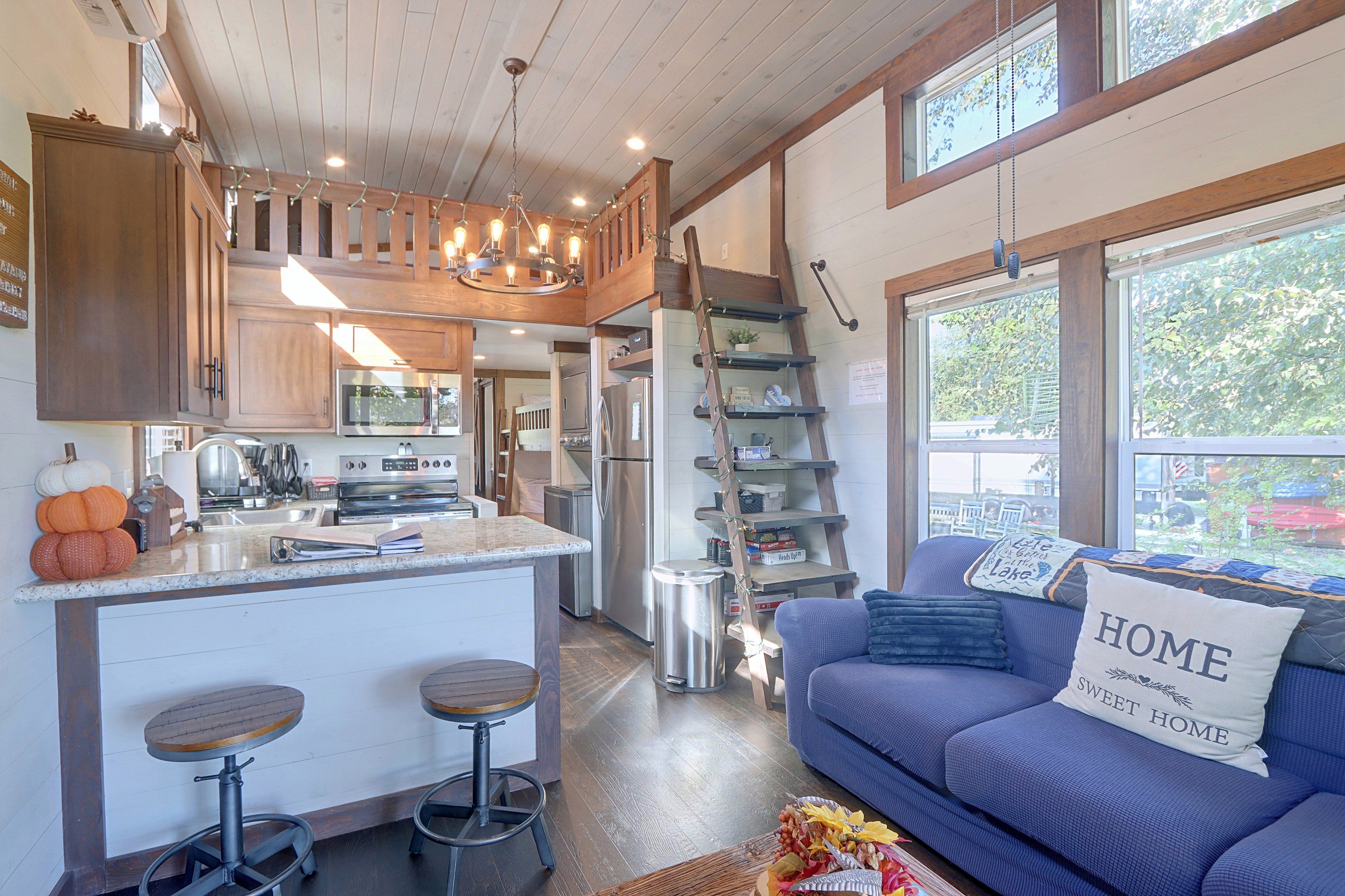 Morganton Vacation Rental | 1BR + Loft | 1BA | 400 Sq Ft | Stairs Required