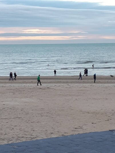 Breathtaking view of the dunes and the sea