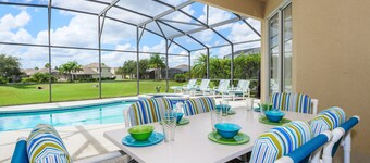 Luxury 5 BR 4.5 BA Villa - Large Pool Area and Spa, Not Overlooked, Games Room