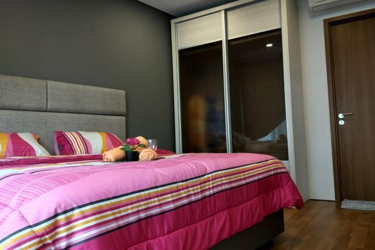 3 개의 침실, 이집트산 면 시트, 고급 침구, 책상