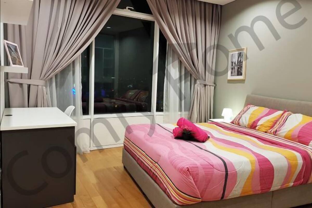 3 개의 침실, 이집트산 면 시트, 고급 침구, 책상