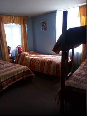 Free WiFi, bed sheets