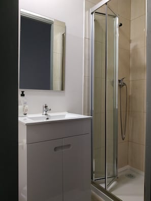 Comfort Double Room, Private Bathroom (F) | Bathroom | Shower, free toiletries, hair dryer, towels - Gabriel (Porto)