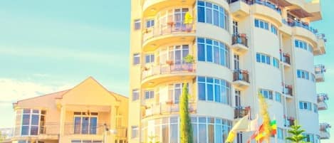 Fachada de la propiedad