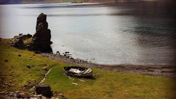 Beach nearby, black sand