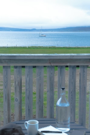 Panoramic Double or Twin Room, 1 Bedroom, Private Bathroom, Beach View | Balcony view