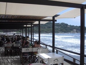 Local beach restaurant