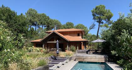 Lège Cap Ferret - Wood villa with Heated swimming pool comfortable